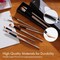 ARTIFY Watercolor Brush Set, 8 Pcs Professional Paint Brushes with Case for Beginners and Artists, Various Shapes, Optimized Hairs for Watercolor, Gouache, Ink, Tempera, and Fabric Painting